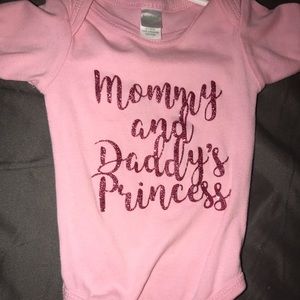 onesie 0-3 months mommy and daddy’s princess